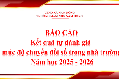 BÁO CÁO Kết quả tự đánh giá mức độ chuyển đổi số trong nhà trường Năm học 2025 – 2026