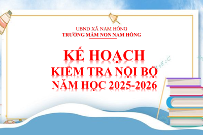 KẾ HOẠCH KIỂM TRA NỘI BỘ NĂM HỌC 2025-2026