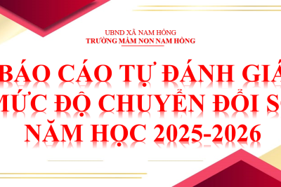 BÁO CÁO TỰ ĐÁNH GIÁ MỨC ĐỘ CHUYỂN ĐỔI SỐ NĂM HỌC 2025-2026