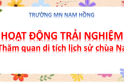 5A1- Hoạt động trải nghiệm thăm quan di tích lịch sử Chùa Na