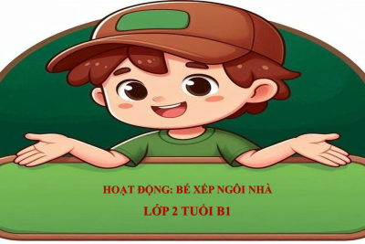 HOẠT ĐỘNG LỚP 2B1: BÉ XẾP NGÔI NHÀ