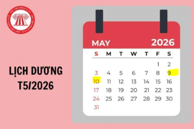 PHÂN CÔNG LỊCH TRỰC NGÀY 09/5/2026 VÀ NGÀY 10/5/2026