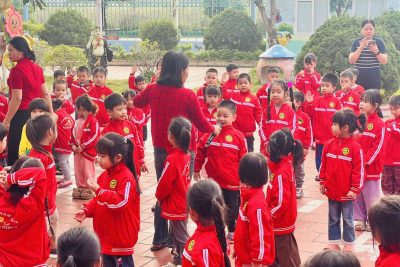 KHÔNG KHÍ GIÁNG SINH TẠI TRƯỜNG MẦM NON NAM HỒNG