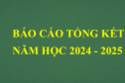 BÁO CÁO TỔNG KẾT NĂM HỌC 2024 – 2025