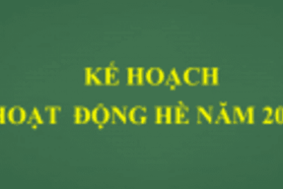KẾ HOẠCH HOẠT ĐỘNG HÈ NĂM 2025