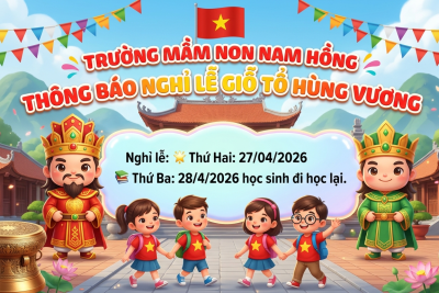 THÔNG BÁO LỊCH NGHỈ LỄ GIỖ TỔ HÙNG VƯƠNG 10/3 ÂM LỊCH
