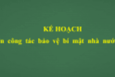 Kế hoạch Thực  hiện  công  tác  bảo  vệ  bí  mật  nhà  nước  năm  2025 của Trường mầm non Nam Hồng