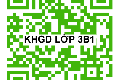 QR KẾ HOẠCH GIÁO DỤC KHỐI 3 TUỔI