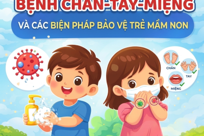 BÀI TUYÊN TRUYỀN PHÒNG CHỐNG BỆNH CHÂN-TAY-MIỆNG Ở TRẺ MẦM NON